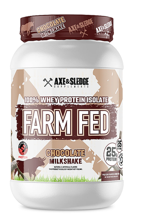 Axe & Sledge Farm Fed Whey Isolate Protein Chocolate Milkshake - 25 Servings