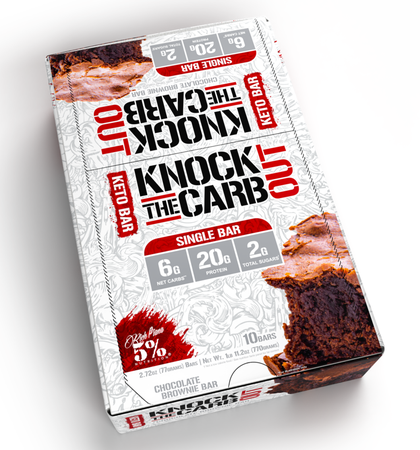 5% Nutrition Knock The Carb Out "KTCO" Bars Chocolate Brownie Bar - 10 Bars