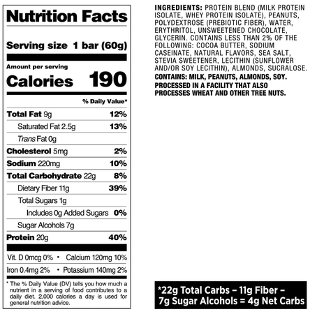 Quest Bar Chocolate Peanut Butter - 12 Bars