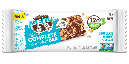 Lenny & Larry's Cookie-fied Bar Chocolate Almond Sea Salt - 9 Bars *Best by 6/22