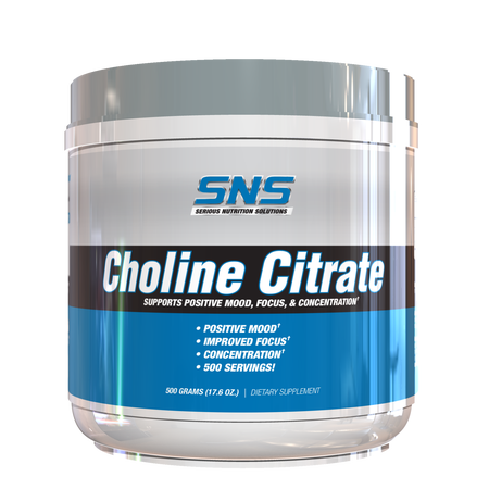 SNS Serious Nutrition Solutions Choline Citrate - 500 Grams