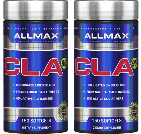 AllMax Nutrition CLA 1000 Mg - 300 Cap (2 x 150 Cap Btls)  TWINPACK