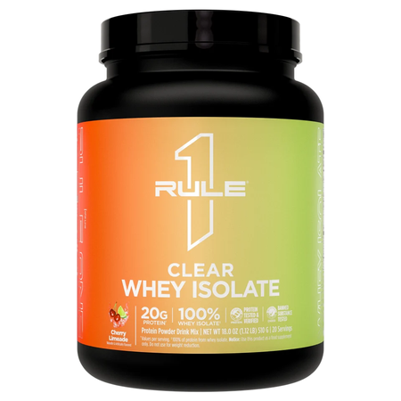 Rule 1 Clear Whey Isolate  Cherry Limeade - 20 Servings
