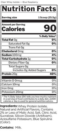 Rule 1 Clear Whey Isolate  Peach Mango - 20 Servings