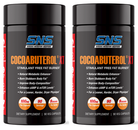 SNS Serious Nutrition Solutions Cocoabuterol XT - 2 x 90 Cap Btls  TWINPACK