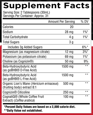 Unmatched Nutrition Cognishot  Cherry Limeade - 31 Servings