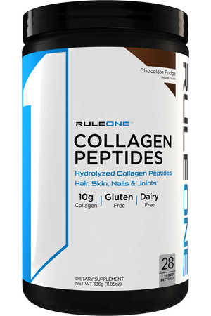 Rule 1 Collagen Peptides  Chocolate Fudge - 28 Servings