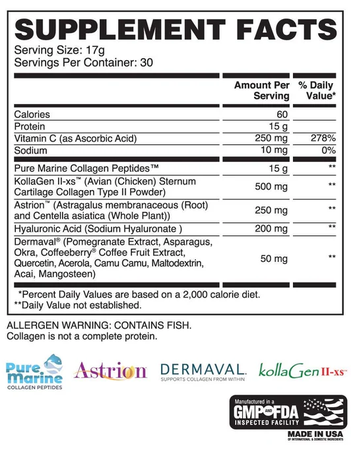 Apollon Nutrition Collagen Unflavored - 30 Servings (1.12 Lbs)