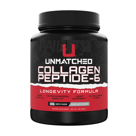 Unmatched Nutrition Collagen Peptide-6  Unflavored - 36 Servings