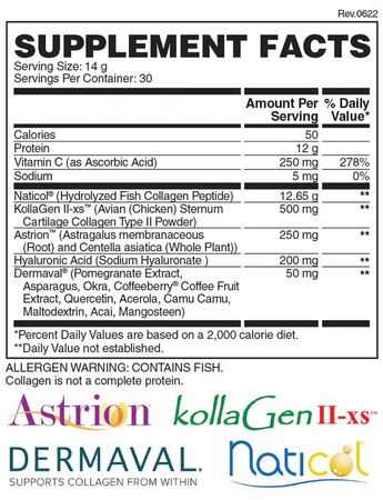 Apollon Nutrition Collagen  Unflavored - 420 Grams (30 Servings) *Expiration date 10/24