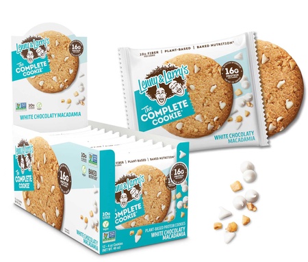 Lenny & Larry's The Complete Cookie White Chocolate Macadamia - 12 Cookies