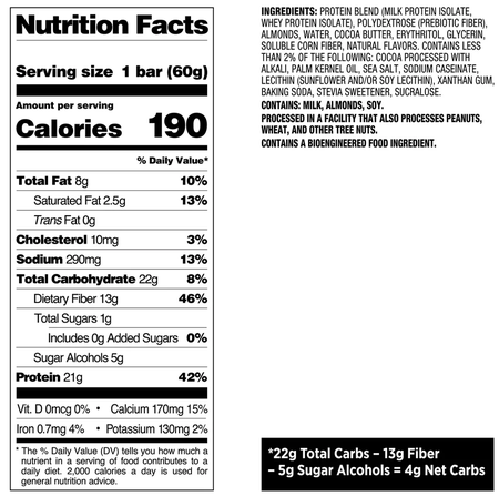 Quest Bar Cookies & Cream - 12 Bars