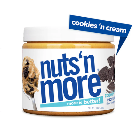 Nuts n More Cookies n Cream High Protein Peanut Butter Spread - 15 Oz