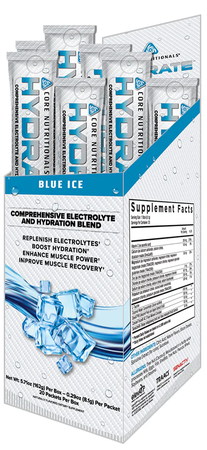 Core Nutritionals HYDRATE Electrolyte Packets  Blue Ice - 20 Packets