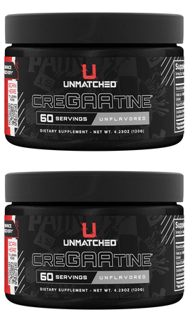 Unmatched Nutrition CreGAAtine  Unflavored - 2 x 60 Servings TWINPACK
