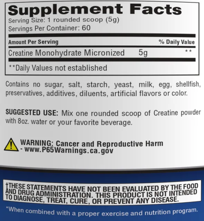 Gaspari Nutrition Creatine  Unflavored - 300 Grams