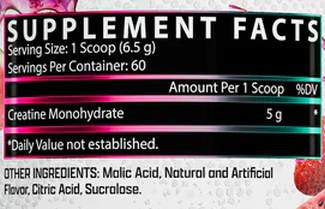 Nutrex Creatine  Strawberry Watermelon  - 60 Servings