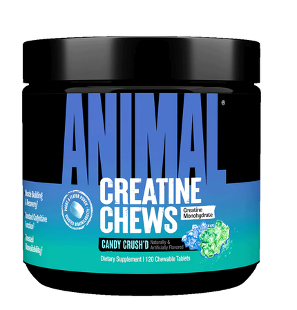Animal Creatine Chews Candy Crush'D - 120 Chewable tablets