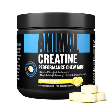 Animal Creatine Chews  Lemon Ice - 120 Chewable tablets