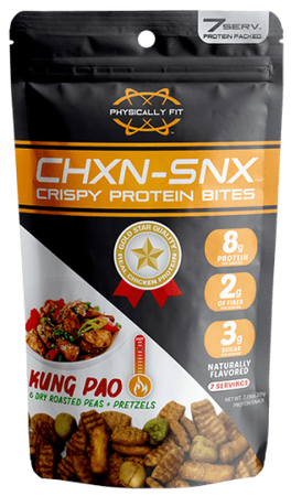 Physically FIT CHXN-SNX Kung Pao with Dry Roasted Peas & Pretzels - 7 Serving Bag