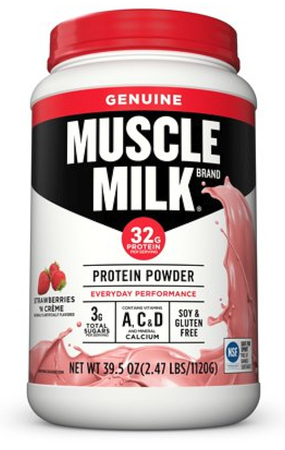 Cytosport Muscle Milk - Strawberry and Cream - 2.47 Lb