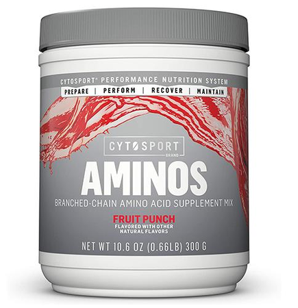 Cytosport Aminos BCAA's  Fruit Punch - 25 Servings *Best by date 11/21