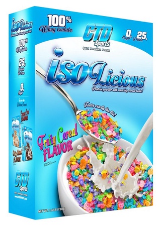 CTD Sports Isolicious Whey Isolate Protein Fruity Cereal Crunch - 24 Servings