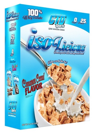 CTD Sports Isolicious Whey Isolate Protein Cinnamon Cereal Crunch - 24 Servings