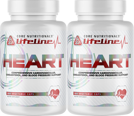 Core Nutritionals HEART - 2 x 180 Capsule Bottles TWINPACK