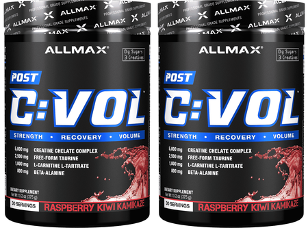 AllMax Nutrition C:VOL Raspberry Kiwi Kamikaze - 2 x 30 Servings TWINPACK