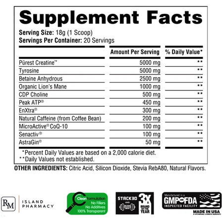 Apollon Cyclone Pre-Workout  Strawberry Lemonade - 20 Servings