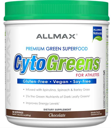 AllMax Nutrition CytoGreens Chocolate - 60 Servings