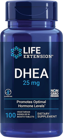 Life Extension DHEA  25 Mg  Dissolve-in-mouth tablets - 100 Tab