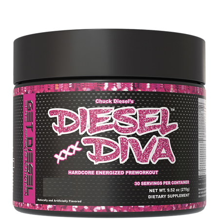 DIESEL DIVA Pre-Workout  Blue Raz - 30 Servings