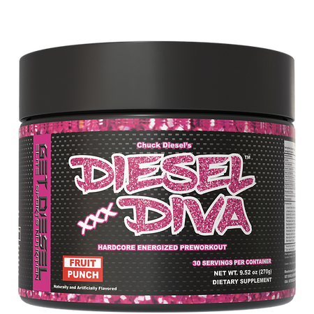 DIESEL DIVA Pre-Workout  Fruit Punch - 30 Servings
