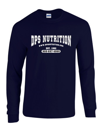 Dps Nutrition Long Sleeve T-Shirt Navy Blue - Large