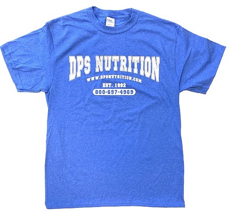 Dps Nutrition T-Shirt Heather Royal Blue - Medium