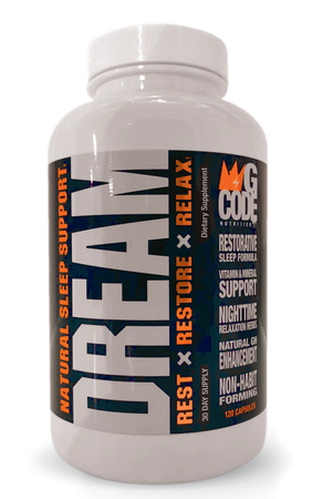 GCode Nutrition Dream Natural Sleep Support  - 120 Capsules