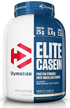 Dymatize Elite Casein Protein Vanilla - 4 Lb