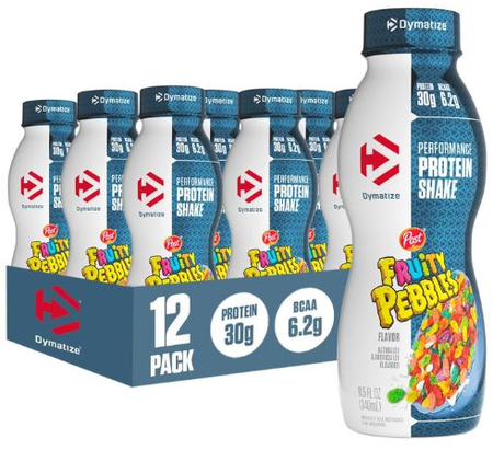 Dymatize Protein Shake RTD  Fruity Pebbles - 12 Bottles