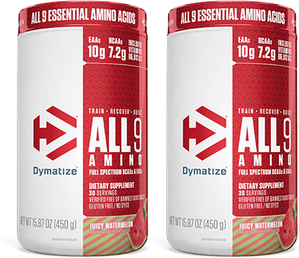 Dymatize ALL9 Amino EAA's Watermelon - 60 Servings (2 x 30 Servings) TWINPACK *Expiration date 10/25