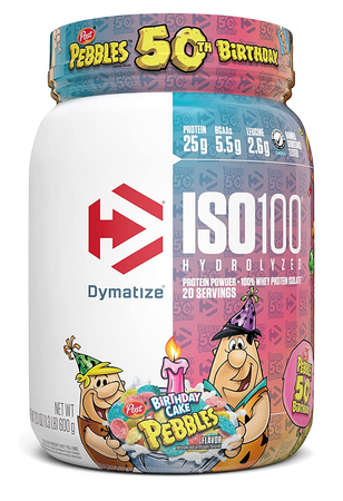 Dymatize ISO 100  Birthday Cake Pebbles -  20 Servings