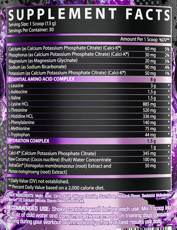 Nutrex EAA+ Hydration Juicy Grape  - 30 Servings