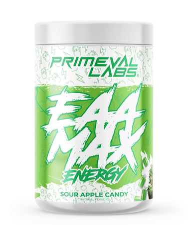 Primeval Labs EAA Max Energy Sour Apple Candy - 30 Servings *BUY 2 for $32.99 -discount in cart