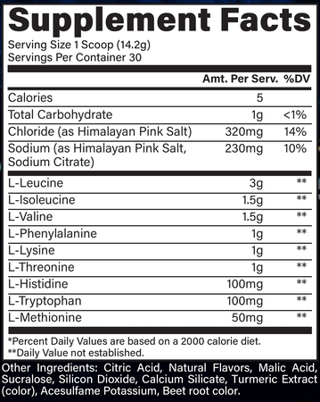 RAW EAA Plus  Icy Lemon Slush - 60 Servings (2 x 30 Serving Btls)  TWINPACK