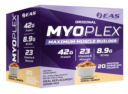 EAS Myoplex Shake Mix Cinnamon Cereal Crunch - 20 Packs (FREE SHIPPING)