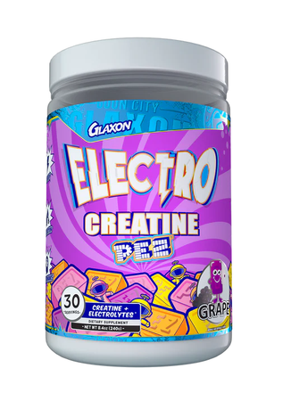 Glaxon Electro-Creatine   Creatine w/Electrolyte Blend  PEZ Grape - 30 Servings