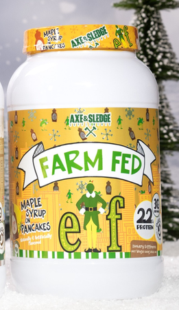 Axe & Sledge Farm Fed Protein  Grass-Fed Whey Protein Isolate - ELF Maple Syrup - 30 Servings
