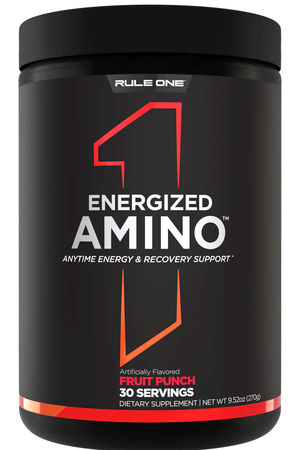 Rule1 Energized Amino  Fruit Punch - 30 Servings