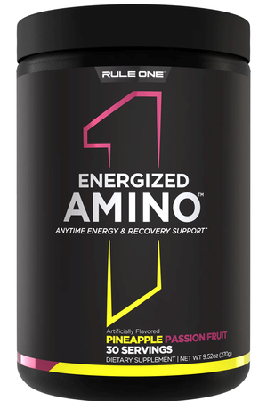 Rule1 Energized Amino  Pineapple Passion Fruit - 30 Servings